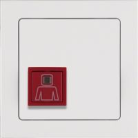 Przycisk przywołania z ramką, system przywoławczy, biały aksamit, Q.3 | 52066099 Hager