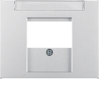 Płytka czołowa do gniazda głośnikowego, alu, K.5 | 6810347003 Hager