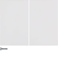 Przycisk 4-kr do ściemniaczy przyciskowych, sterowników i mechanizmów Berker, biały, połysk, Berker | 85648179 Hager
