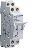 Styk pomocniczy 1NO+NC i sygnalizacyjny 1NO+NC do 230V/6A | CZ001 Hager