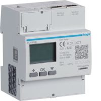 Licznik energii elektrycznej 3-fazowy, 80A 4M, MID, Agardio.measure | ECA380D Hager