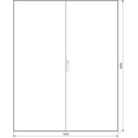 Obudowa stojąca IP41 kl.I 1600x2000x600mm RAL7035, Univers | FG26XE Hager