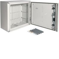 Obudowa poliester 550x600x300mm, IP65, PANEL-struct., naśc., drzwi pełne, Orion+ | FL300B Hager