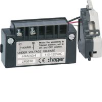 Wyzwalacz podnapięciowy zwłoczny x160-x250 110VAC | HXA053H Hager
