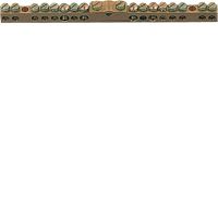 Listwa przyłączeniowa bez wspornika 1x25 + 8x16 + 8x10 mm2 | K156 Hager