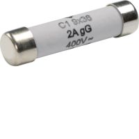 Wkładka bezpiecznikowa cylindryczna C1 9x36mm gG 2A 400VAC | L936C1-02 Hager