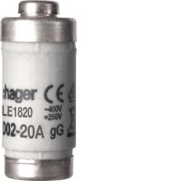 Wkładka topikowa D02 gG 20A 400VAC | LE1820 Hager