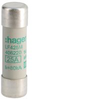 Wkładka bezpiecznikowa cylindryczna CH-14 14x51mm aM 25A. 500VAC | LF425M Hager