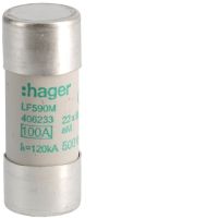 Wkładka bezpiecznikowa cylindryczna CH-22 22x58mm aM 100A 500VAC | LF590M Hager