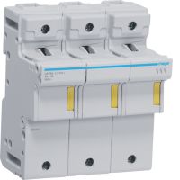 Modułowa podstawa bezpiecznikowa 3P wkł.bezp.cyl.L58 22x58mm 125A 690VAC | LR703 Hager