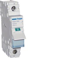 Modułowy rozłącznik izolacyjny 1P 125A 230VAC | SBN199 Hager
