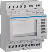 Miernik wielofunkcyjny modułowy, TrueRMS, RS485/Modbus, Agardio.measure | SM101C Hager
