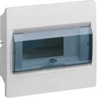 Rozdzielnica 1x8M p/t, IP40, drzwi transparentne, IC2 | VR108TP Hager
