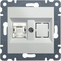 Gniazdo komputerowe pojedyczne RJ45 kat.5e FTP, biały, Lumina | WL2130 Hager