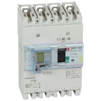 Wyłącznik mocy DPX3 160 4P 125A 16kA z zabezpieczeniem różnicowo-prądowym | 420036 Legrand