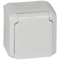 Gniazdo pojedyncze Schuko IP44 16 A, 250 V białe Forix IP44 | 782373 Legrand