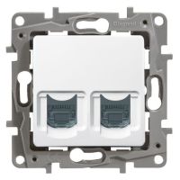 Gniazdo 2xRJ45 kat. 6 stp białe Niloe/Niloe Selection | 664776 Legrand
