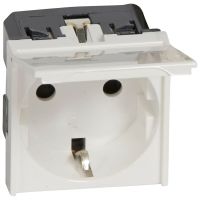 Gniazdo M45 Schuko 2P+Z z klapką | 077219 Legrand