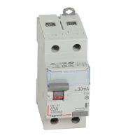 Wyłącznik różnicowo-prądowy P 302 2P 63A 30MA typ AC serii DX3 | 411506 Legrand