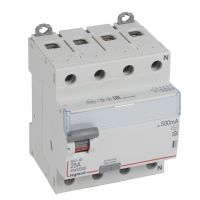 Wyłacznik różnicowo-prądowy P 304 4P 25A 500MA typ AC serii DX3 | 411732 Legrand