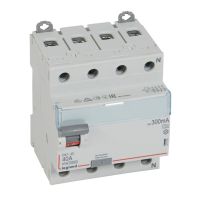 Wyłącznik różnicowo-prądowy P304 4P 40A 300mA typ A serii DX3 | 411780 Legrand