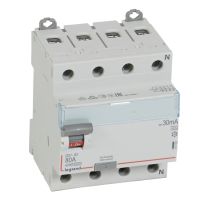 Wyłącznik różnicowo-prądowy P 304 4P 80A 30MA typ A serii DX3 | 411762 Legrand