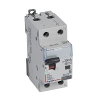 Wyłącznik różnicowo-nadprądowy P312 2P C 32A 30mA typ AC serii DX3 | 411016 Legrand