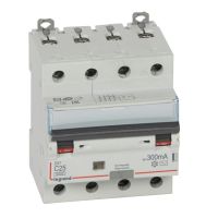 Wyłącznik różnicowo-nadprądowy P314 4P C 25A 300mA typ AC serii DX3 | 411207 Legrand