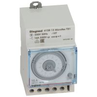Programator analogowy dobowy 3 modułowy T31, napęd synchroniczny | 412812 Legrand