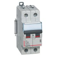 Wyłącznik nadprądowy S 302 2P C 25A 6000A serii DX3 | 407802 Legrand