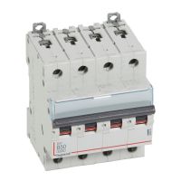 Wyłącznik nadprądowy S 304 4P B 50A 6000A serii DX3 | 407629 Legrand