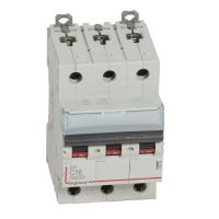 Wyłącznik nadprądowy S 313 3P C 16A 10000A serii DX3 | 409254 Legrand