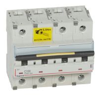Wyłącznik nadprądowy S314 4P C 100A 10kA serii DX3 | 409363 Legrand