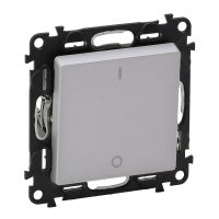 Łącznik 2-biegunowy 16 AX, 250 V, aluminium, Valena Life | 752302 Legrand