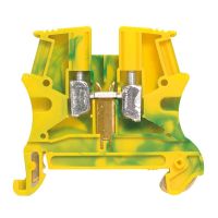 Złączka Viking 1 torowa 2,5mm2, metalowa podstawa, żółto-zielona (dla obwodów ochronnych) | 037170 Legrand