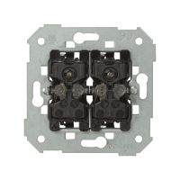 Łącznik podwójny schodowy, świecznikowy z podśw. (mechanizm) 10AX, szybkozłącza 75394-39 Simon 82 | 75394-39 Kontakt Simon