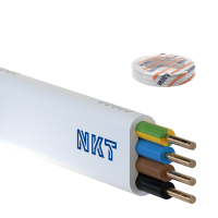Przewód instalacyjny YDYP żo 4x1,5 450/750V lumen /100m/ KRĄŻEK | 172153017C0100 Nkt