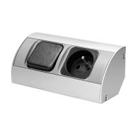 Gniazdo meblowe z wyłącznikiem 1x230V | OR-AE-1302 Orno
