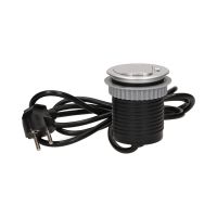 Gniazdo wpuszczane w blat 2P+Z 1x230V USBx1z przewodem 1,8m | OR-AE-1373 Orno