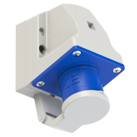 Wtyczka odbiornikowa z klapką 16A 2P+Z 230V 50/60Hz 6h IP44 | 513-6D PCE