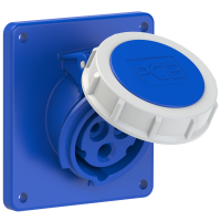Gniazdo tablicowe skośne Twist 16A 2P+Z 230V 50/60Hz 6h IP67 | 4132-6 PCE