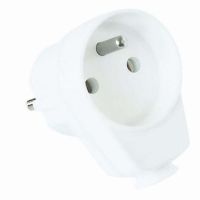 Wtyczka przenośna kątowa 16A 230V IP20 uni Schuko wtyczka/gniazdo | 9002222 PCE