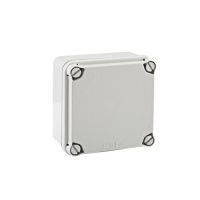 Puszka instalacyjna n/t LIGHT pokrywa pełna, gładka 108x108x64 IP66/67 | EL-111 PCE