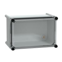 Puszka poliestrowa PLS pokrywa transparentna poliwęglanowa IP65 180x270x180mm, Thalassa | NSYPLS1827G Schneider Electric