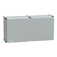 Puszka poliestrowa PLS pokrywa pełna poliwęglanowa IP65 360x720x230 mm, Thalassa | NSYPLSC3672AG Schneider Electric