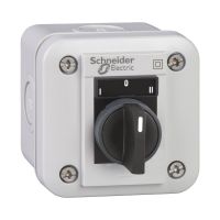 Stacja kontrolna Harmony XALE przełącznik wyboru, 3 pozycje, I/O/II, biały, 2 NO | XALE1333 Schneider Electric