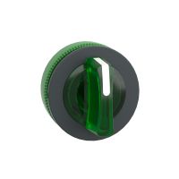 Napęd przełącznika piórkowego podświetlany, zielony 3-pozycyjny | ZB5FK1333 Schneider Electric