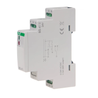 Przekaźik bistabilny BIS-411-24V 24V/16A 1×NO/NC montaż na szynie DIN | BIS-411-24V F&F