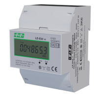 Licznik energii elektrycznej 3-fazowy 100A, MID | LE-03D F&F