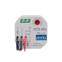 Przekaźnik czasowy 8-funkcyjny, styki: 1NO | PCS-506 F&F